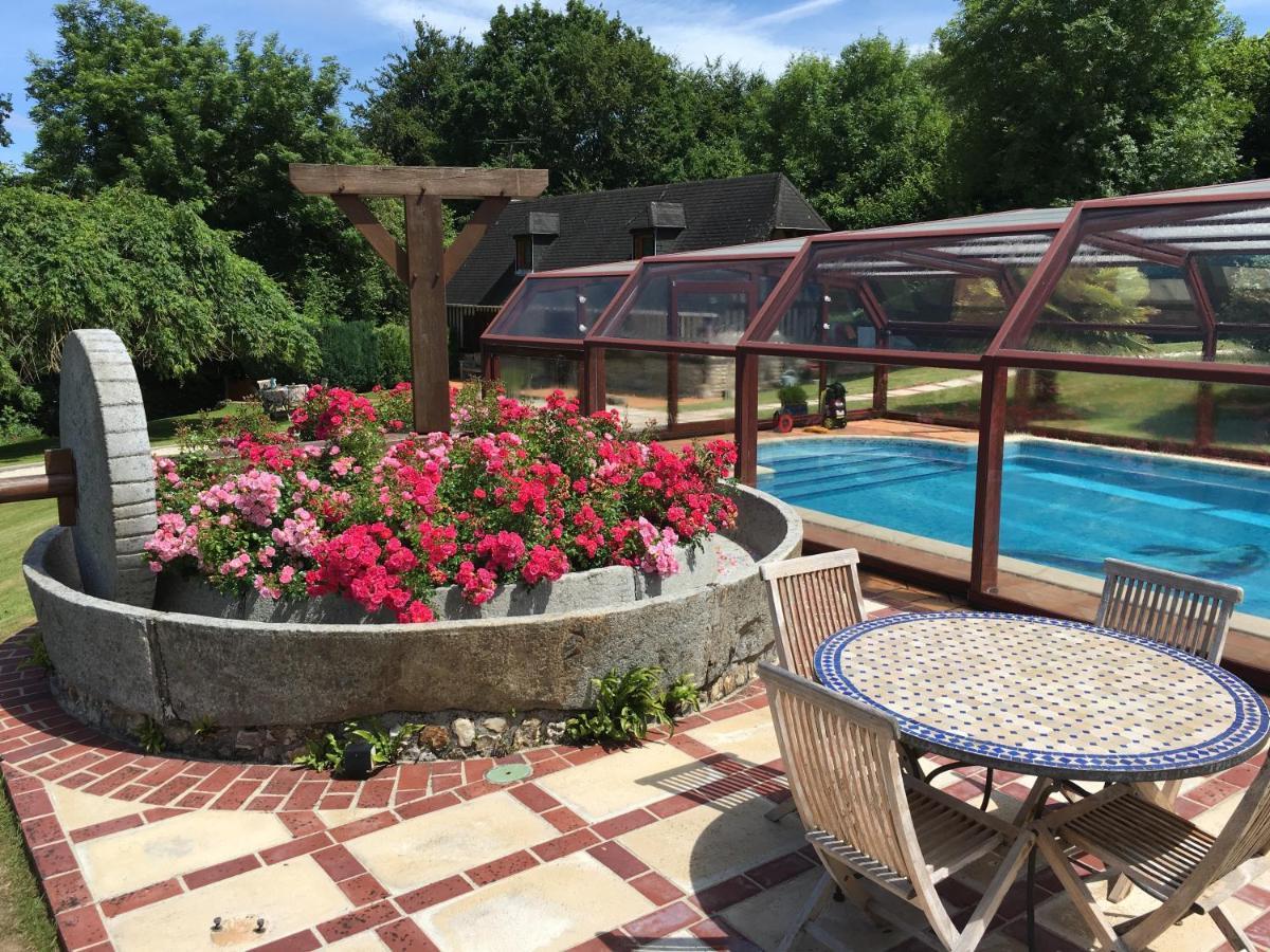 Maison Avec Piscine A Honfleur Villa Genneville Buitenkant foto